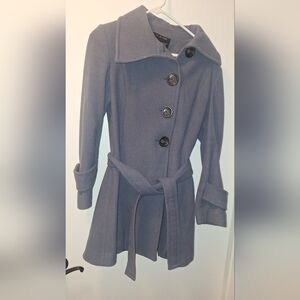 Women's Blue Trench Coat